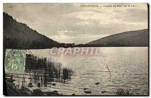 Cartes postales Gerardmer Coucher de Soleil sur le Lac