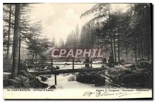 Cartes postales Gerardmer Le Pont d Amour