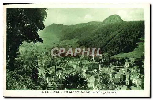 Cartes postales Le Mont Dore Vue Generale