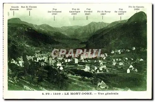 Cartes postales Le Mont Dore Vue Generale