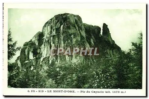 Cartes postales Le Mont Dore Pic du Capucin