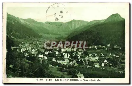 Cartes postales Le Mont Dore Vue Generale