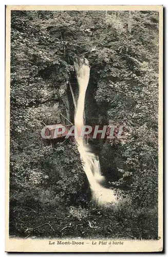 Cartes postales Le Mont Dore Le Plat a Barbe