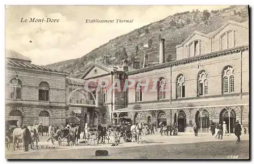 Cartes postales Le Mont Dore Etabissement Thermal