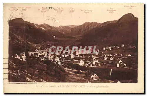 Cartes postales Le Mont Dore Vue Generale