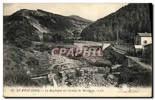 Ansichtskarte AK Le Mont Dore La Dordogne au Chemin de Mirabeau