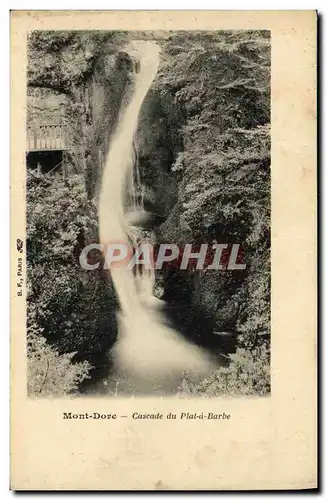 Cartes postales Mont Dore Cascade Du Plat De Barbe