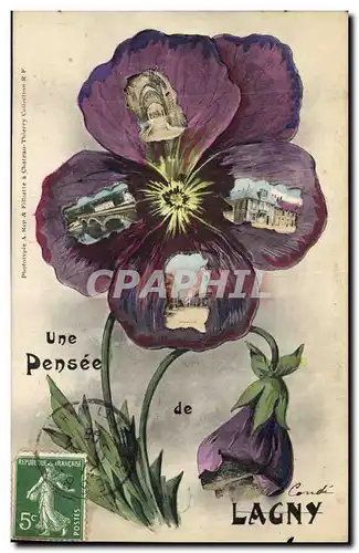 Cartes postales Une Pensee De Lagny