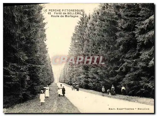 Cartes postales Le Perche Pittoresque Foret De Belleme Route De Mortagne