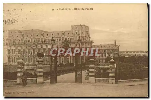 Cartes postales Biarritz Hotel Du Palais