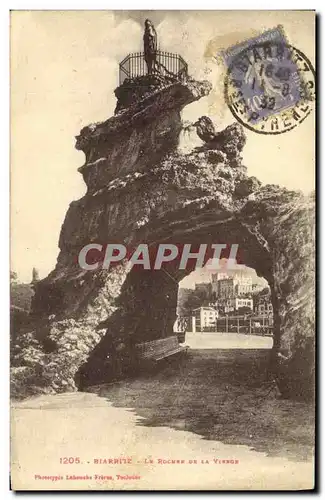 Cartes postales Biarritz Le Rocher De La Vierge