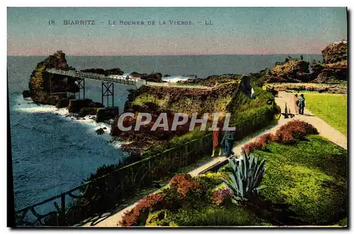 Cartes postales Biarritz Le Rocher De La Vierge