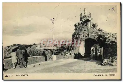 Cartes postales Biarritz Rocher De La Vierge