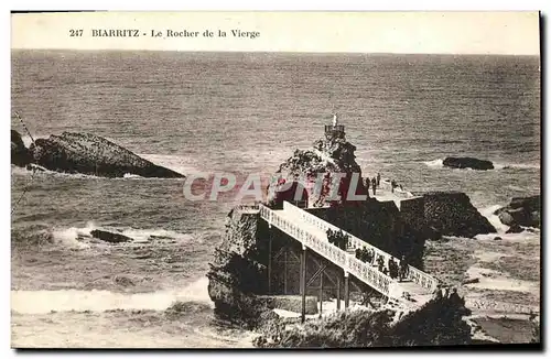 Cartes postales Biarritz Le Rocher de La Vierge