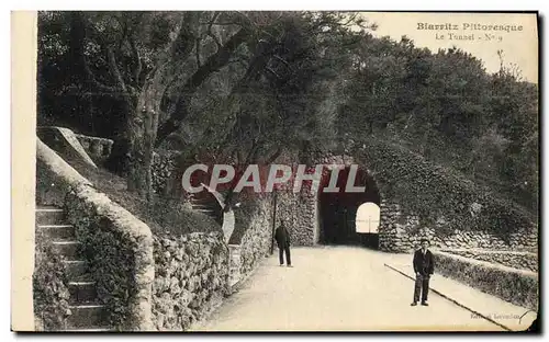 Ansichtskarte AK Biarritz Pittoresque Le Tunnel