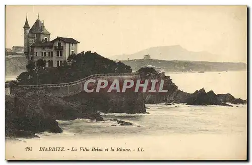 Ansichtskarte AK Biarritz La Villa Belza Et la Rhune