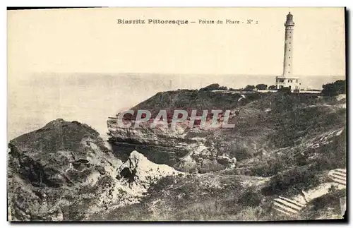 Ansichtskarte AK Biarritz Pittoresque Pointe Du Phare