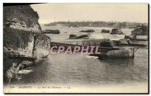 Cartes postales Biarritz Le Port des Pecheurs