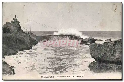 Cartes postales Biarritz Rocher de la Vierge