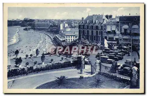 Ansichtskarte AK Biarritz La Place Bellevue La Grande Plage