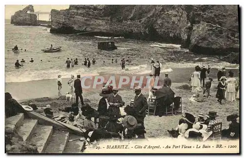 Ansichtskarte AK Biarritz Cote d Argent Au Port Vieux