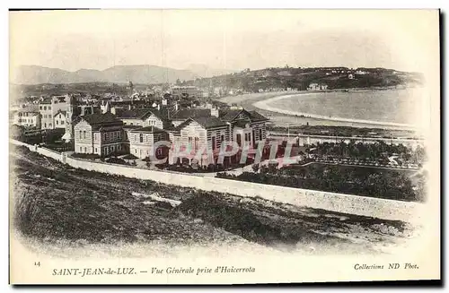 Cartes postales Saint Jean De Luz Vue Generale Prise D Haicerrota