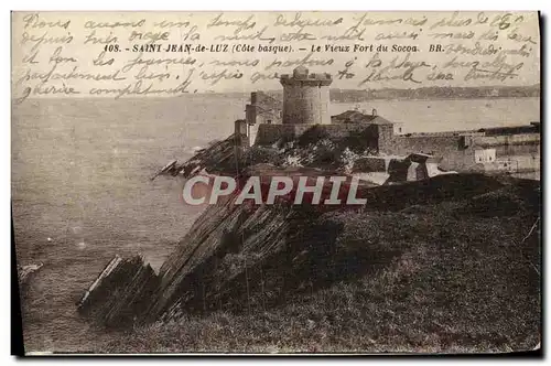 Cartes postales Saint Jean De Luz Le Vieux Fort Du Socoa