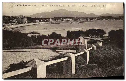 Cartes postales Saint Jean De Luz La Baie La Plage La Rhune