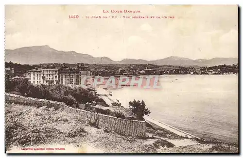 Cartes postales Saint Jean De Luz Vue Generale Et la Rhune