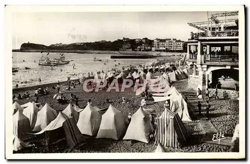 Moderne Karte Saint Jean De Luz La Plage Et La Pointe De Sainte Barbe