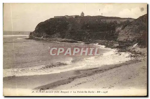 Ansichtskarte AK Saint Jean De Luz La Pointe Ste Barbe