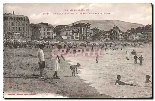 Cartes postales Saint Jean De Luz L Apres Midi Sur La Plage