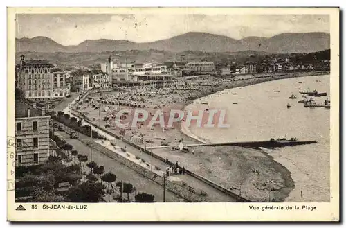 Cartes postales Saint Jean De Luz Vue generale et la plage