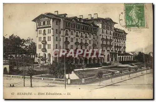 Cartes postales Hendaye Hotel Eskualduna