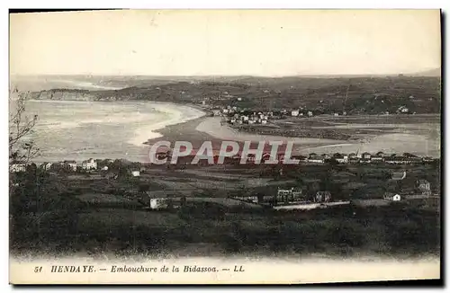 Ansichtskarte AK Hendaye Embouchure De La Bidassoa