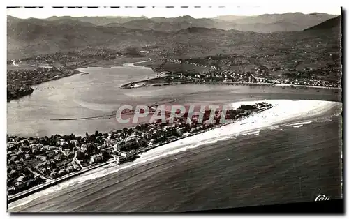 Cartes postales moderne Hendaye Frontiere Franco Espagnole Vue prise en avion