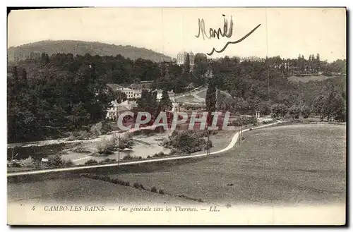 Ansichtskarte AK Cambo Les Bains Vue Generale Vers Les Thermes