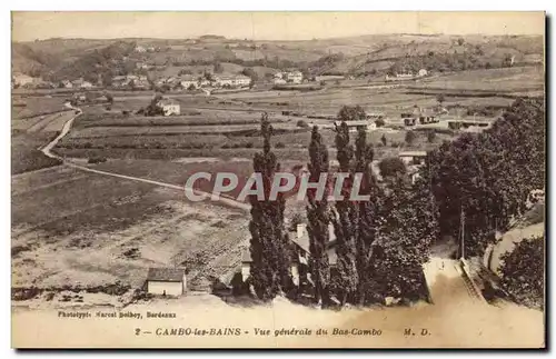 Cartes postales Cambo Les Bains Vue Generale du Bas Cambo