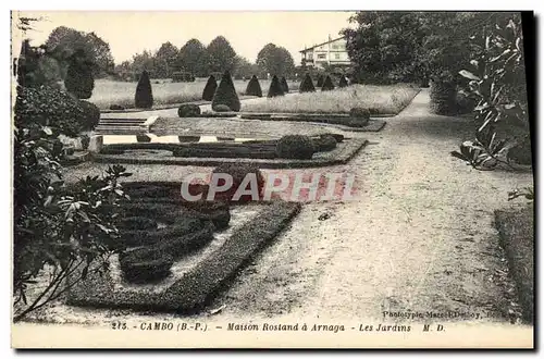 Cartes postales Cambo Maison Rostand A Arnaga Les Jardins