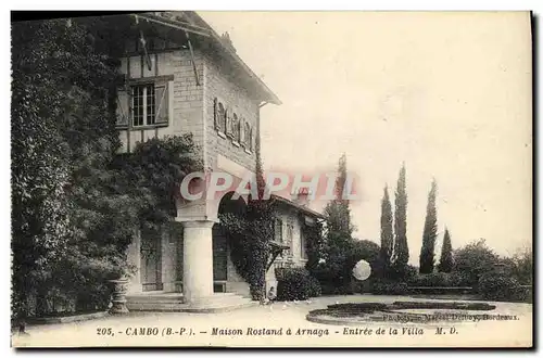 Cartes postales Cambo Maison Rostand a Arnaga Entree de la Villa