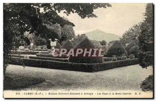 Ansichtskarte AK Cambo Maison Rostand a Arnaga Les Buis et Le Mont Darrin