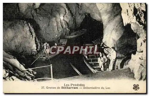 Ansichtskarte AK Grottes de Betharram Debarcadere du Lac