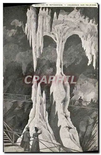 Cartes postales Grottes de Betharram Collonnes Des Palmiers