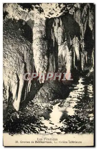 Ansichtskarte AK Grottes de Betharram La Riviere Inferieure