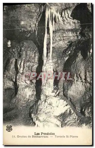 Cartes postales Les Pyreness Grottes de Betharram Torsade St pierre