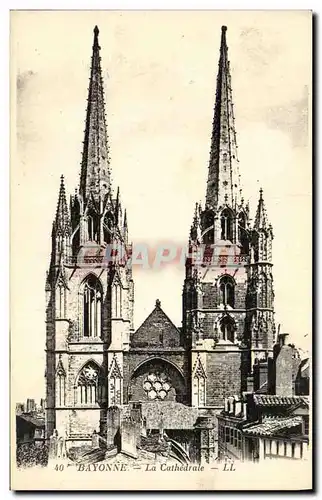 Cartes postales Bayonne La Cathedrale