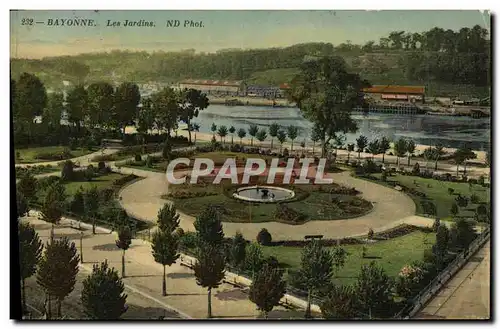 Cartes postales Bayonne Les Jardins