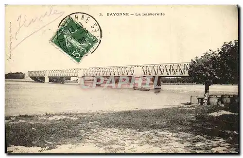 Cartes postales Bayonne La Passerelle