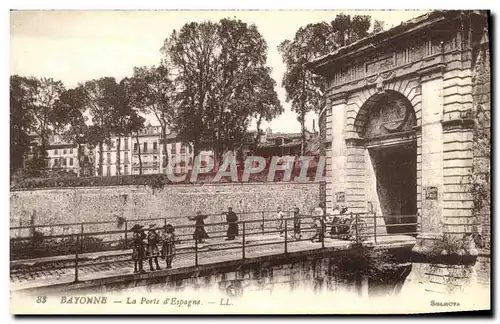 Cartes postales Bayonne La Porte D Espagne