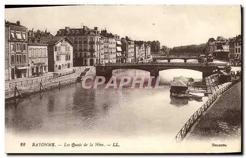 Cartes postales Bayonne Les Quais De La Nive